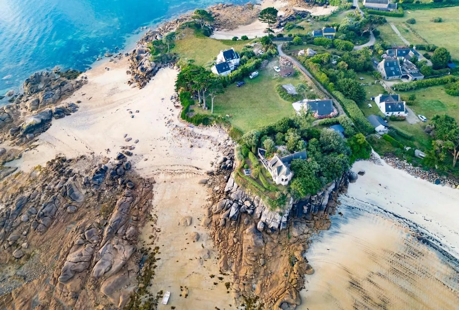 Maison De Callot Vue Imprenable Sur La Mer Carantec Franciaország